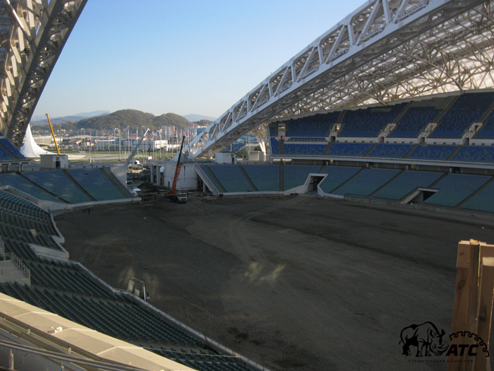 Реконструкция стадиона «Фишт», г. Сочи
